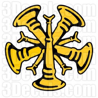 5 Bugle Insignia