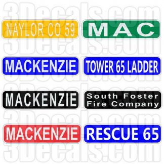 Equipment Markers