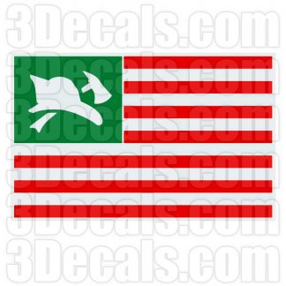 Italian Theme Fire Fighter  Flag