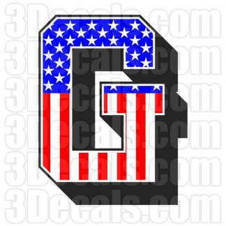 US Flag Letter G
