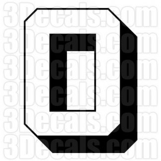 Two-Color Letter O