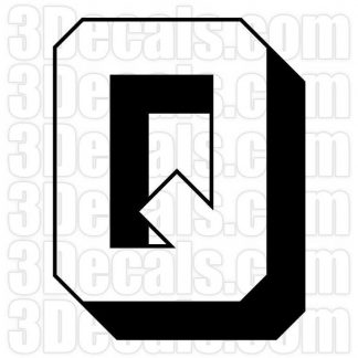 Two-Color Letter Q