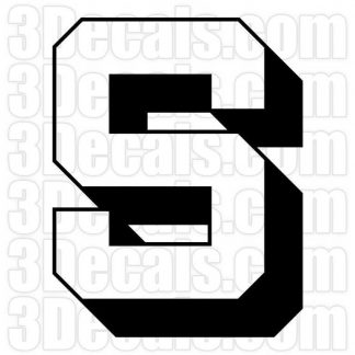 Two-Color Letter S