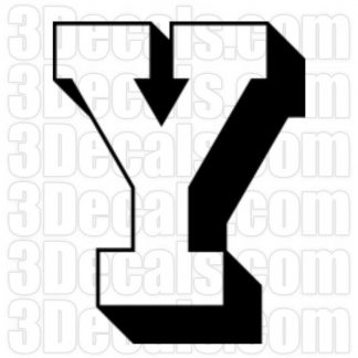 Two-Color Letter Y