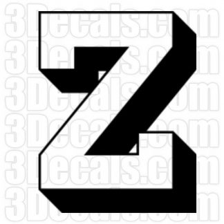 Two-Color Letter Z