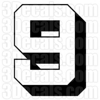 Two-Color Number 9