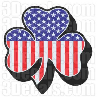USA Theme Shamrock
