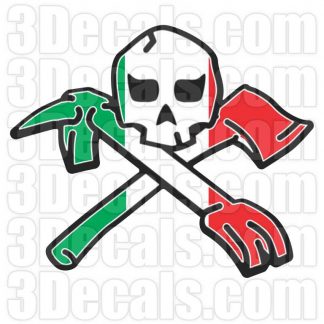 Skull and Tools Italian Theme