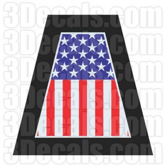 Stars & Stripes on Charcoal Background